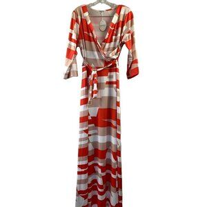 Locryz Women's Stripped Long Dress